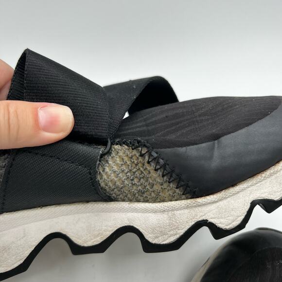 Sorel Kinetic Alpine Black Sneakers Size 7 - Picture 8 of 10